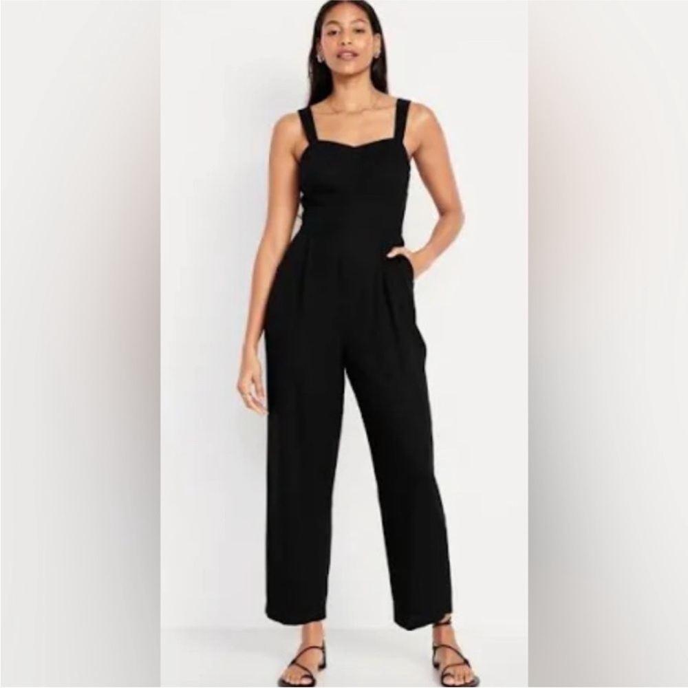 Old Navy Black Jumpsuit with Relaxed Silhouette